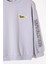 Gri Sırtı Play Baskılı Bisiklet Yaka Erkek Çocuk Sweatshirt 19663 2
