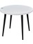 Argos Yuvarlak Mdf Beyaz Sabit Mutfak Masası - Q90 cm 2