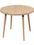 Argos Yuvarlak Mdf Beyaz Sabit Mutfak Masası - Q90 cm 2