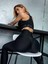 Uzun Tayt Extra Corsage Lyc Black 1