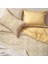 Lahor Yıkamalı 200 Tc Percale Kıng Sıze Pamuk Nevresim Seti 240 x 220 cm Sarı 6