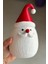 Yılbaşı Temalı Noel Baba Tasarım Vazo - 20 cm Dekoratif Kış Temalı Vazo - Sert Plastik 3