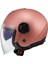 Classy Mat Gold Pembe Yarım Kask 1