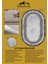 Kaymaz Taban Yıkanabilir Dijital Baskı Oval Kesim Dekoratif Modern Desenli Dot Taban Halı OVAL004 2