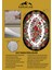 Kaymaz Taban Yıkanabilir Dijital Baskı Oval Kesim Dekoratif Modern Desenli Dot Taban Halı OVAL001 2