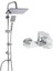 Artema Flow Square Krom Banyo Bataryası + Mirage Krom Tepe Duş Seti 1