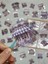 Small Street Building Ev Temalı Mor 40 Adet Pet Sticker Set/ Çıkartma/etiket/bullet Journal 5
