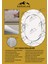 Kaymaz Taban Yıkanabilir Dijital Baskı Oval Kesim Dekoratif Modern Desenli Dot Taban Halı OVAL016 2