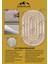 Kaymaz Taban Yıkanabilir Dijital Baskı Oval Kesim Dekoratif Modern Desenli Dot Taban Halı OVAL020 2