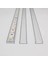 13 X12,5 mm Şeffaf Kapaklı Kablo Kanalı Yapışkan Bantlı 1mt (Led İçin) 4