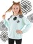 Çiçekler Kız Çocuk Mint Sweatshirt 1