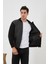 Erkek Yeni Sezon Desenli Büyük Beden Hakim Yaka Astarlı Çelik Örgü Triko Mont 4