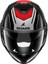 Oxo Rydger Kırmızı Çeneden Açılır Kask (Dar Kalıp) (Ece 22.06) 4
