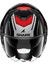Oxo Rydger Kırmızı Çeneden Açılır Kask (Dar Kalıp) (Ece 22.06) 5