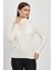 24369 Balıkçı Yaka Kol Detay Kazak Ekru 3