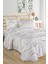 Wave Beige %100 Pamuk Çift Kişilik Nevresim Seti 1