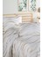 Wave Beige %100 Pamuk Çift Kişilik Nevresim Seti 2