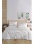 Wave Beige %100 Pamuk Çift Kişilik Nevresim Seti 3