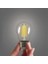 6 Watt Mini Top Ampul LED Filament G45 Şeffaf Cam Rustik Ampul E27 Duy 3000K Gün Işığı 6 Adet 2