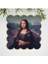 Mona Lisa Tablo Tasarımlı Nakış Kenar Yıkanabilir Kokteyl Peçetesi 1 Adet 1