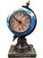 Dünya Küre Masa Saati Dekoratif Biblo 1