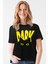Karanlık Kedi Siyah Kadın Tshirt 1