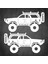 4x4 Gölge Sticker - Off Road Gölge Sticker - Jeep Gölge Sticker - Oto Sticker - Araba Sticker - Araç Sticker 1