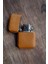 Hakiki Deri Kılıflı Zippo Benzinli Çakmak ,tamamen El Işi Üretim Natural Renkli 2