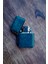 Hakiki Deri Kılıflı Zippo Benzinli Çakmak ,tamamen El Işi Üretim Mavi Renkli 1