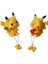 Pokemon Pikachu Ayakları Sallanan 2li Biblo Seti Dekoratif Ürün Ev Ofis Yeni Yıl Doğum Günü si 2