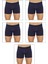 5'li Paket Erkek Modal Pamuklu Esnek Yumuşak Boxer Şort 1