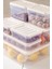7'li Set New Freshbox Mikrodalga ve Difrize Uygun Saklama Kabı Krem 3