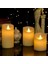 Vıp Delu x e 6 Lı Set Işıklı Mum Gün Işığı LED Alev Efektli Titrek Yanan LED Mum Büyük Orta Küçük Mum 3