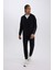 Fit Slim Fit Jogger Eşofman Altı Dar Kesim Skuba Dalgıç Kumaş Standart Paça Beli Bağcıklı Lastikli Paça Z9112AZ25SP 1