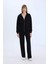 Okula Dönüş Relax Fit Kapüşonlu Kalın Basic Düz Cepli Fermuarlı Sweatshirt D8717AX25SP 2
