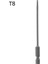 Adet 100MM Uzun T6-T40 Manyetik Torx Tornavida Uçları Seti Elektrikli Tornavida Kafası T6 T8 T9 T10 T15 T20 T25 T27 T30 T35 T40 (Yurt Dışından) 1