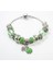 21Cm Tarzı B15384 Annapaer Yeşil Murano Cam Boncuk Moda Takılar Fit Orijinal Bilezik Pulseiras Feminina Kadınlar Için Dıy Takı (Yurt Dışından) 1