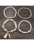 Br18Y0037 Bohemian Renkli Kristal Boncuklar Kadınlar Için Bilezikler Boho Etnik Püskül Elastik Halat El Yapımı Şal Bilezik Pulseira Parti (Yurt Dışından) 4