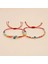 Mı-B220493A Go2Boho Çok Katmanlı Chaarm Bilezikler Kadın Erkek Nazar Boncuklu Kırmızı Halat Şanslı Bilezik Pulsera El Yapımı Takı (Yurt Dışından) 4