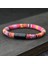 Sarı Kırmızı Bohemian Bilezik Doku Erkekler Magentic Şanslı Kumaş Bilezik Minimalist Etnik Brazalete Erkek Arkadaşı Pulseras Verano Homme Joias (Yurt Dışından) 1