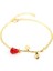 Altın Moda Rhinestone Charm Bilezik Takı The Vampire Diaries Klaus Caroline Forbes Bilezikler Kristal Yay Parlaklık Grirl Için (Yurt Dışından) 1