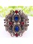 1467Gümüş Sunspicems Vintage Türk Takı Reçine Bileklik Manşet Bilezik Arapça Kadın Bilezik Antik Altın Renk Hint Gelin Bijoux (Yurt Dışından) 2