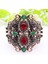 1467Gümüş Sunspicems Vintage Türk Takı Reçine Bileklik Manşet Bilezik Arapça Kadın Bilezik Antik Altın Renk Hint Gelin Bijoux (Yurt Dışından) 3