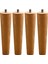 4'lü Set Ahşap 15 cm Mobilya Koltuk Kanepe Sehpa Masa Ayağı Ayakları M8 Civatalı Bağlantı Aparatlı 5