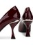 Kadın Deri Bordo Rugan Topuklu Ayakkabı 1027 0197 Bn Ayk SK24-25 Bordo Rgn 4