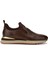 Erkek Deri Kahverengi Sneakers & Spor Ayakkabı 383 6276 Erk Ayk SK24-25 Kahve Slvr 1