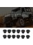12 Adet Metal 4mm M4 Tekerlek Kilit Somunları 1/10 Rc Paletli Araba Traxxas Trx4 Trx6 Eksenel SCX10 90046 AXI03007 Redcat, Siyah (Yurt Dışından) 2