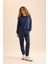 Regular Fit 2'li Takım Sweatshirt Beli Lastikli Jogger Eşofman Altı D8022AXNS 1