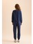 Regular Fit 2'li Takım Sweatshirt Beli Lastikli Jogger Eşofman Altı D8022AXNS 5