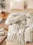 Naturel Stripe Çift Kişilik Nevresim Seti (Çarşafsız) 1